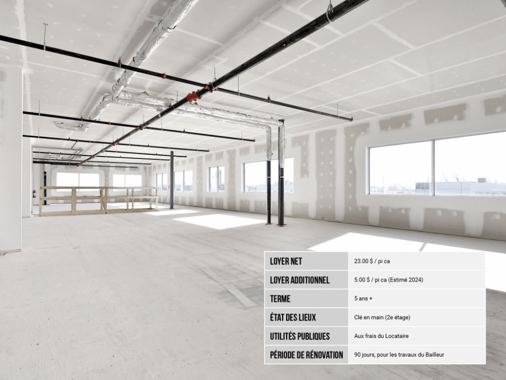 Turnkey offices in FLEX building / Building for commercial and light industrial use in Varennes