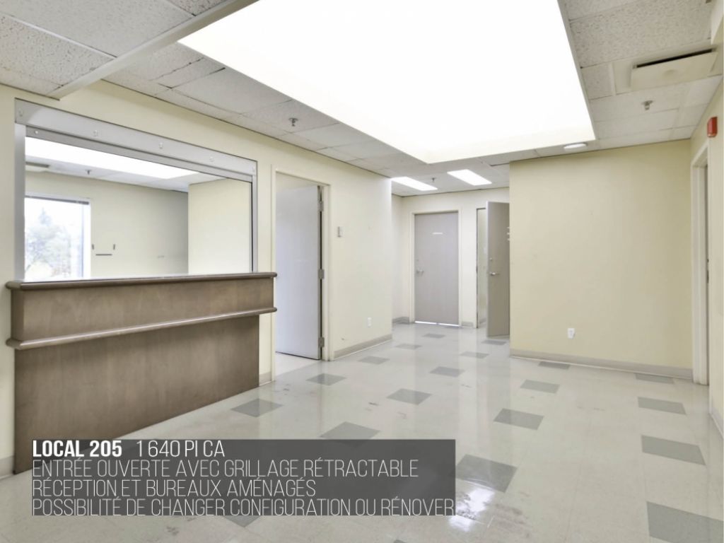 Spaces for rent in the Maisonneuve-Rosemont Polyclinic