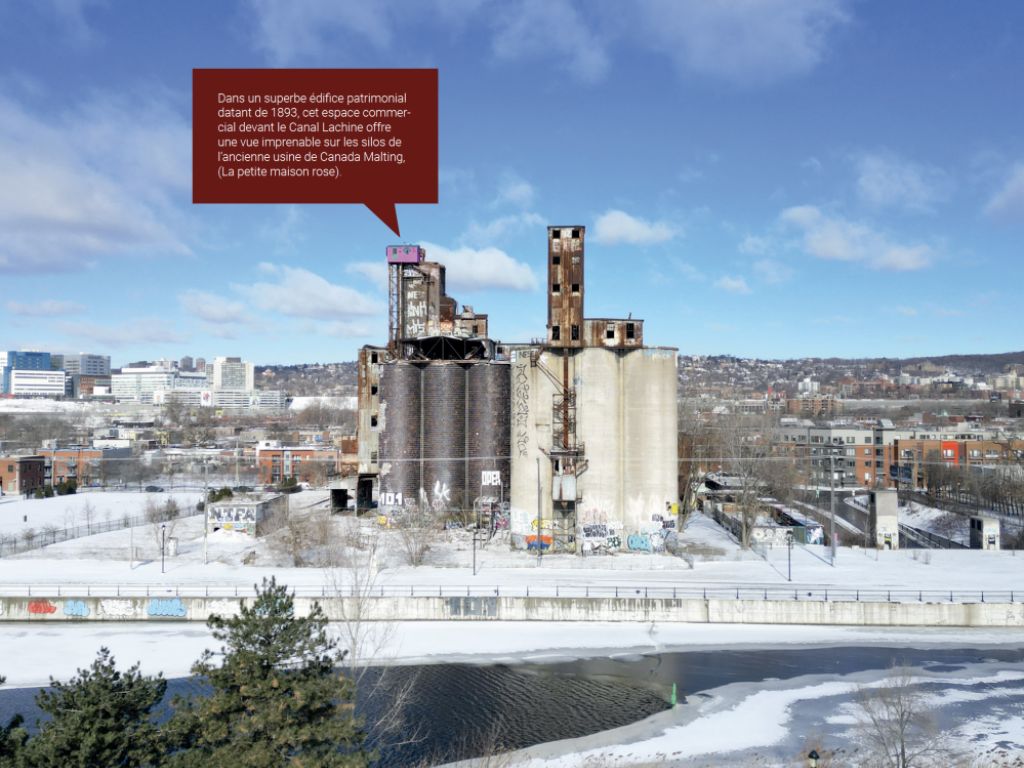 Espace de bureaux  LOUER devant le Canal Lachine