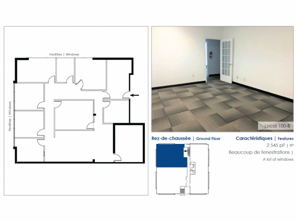 Espace de bureaux professionnels  louee