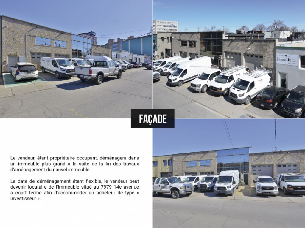 Flex building for sale Villeray. Strategic versatility in the heart of the Industrial District