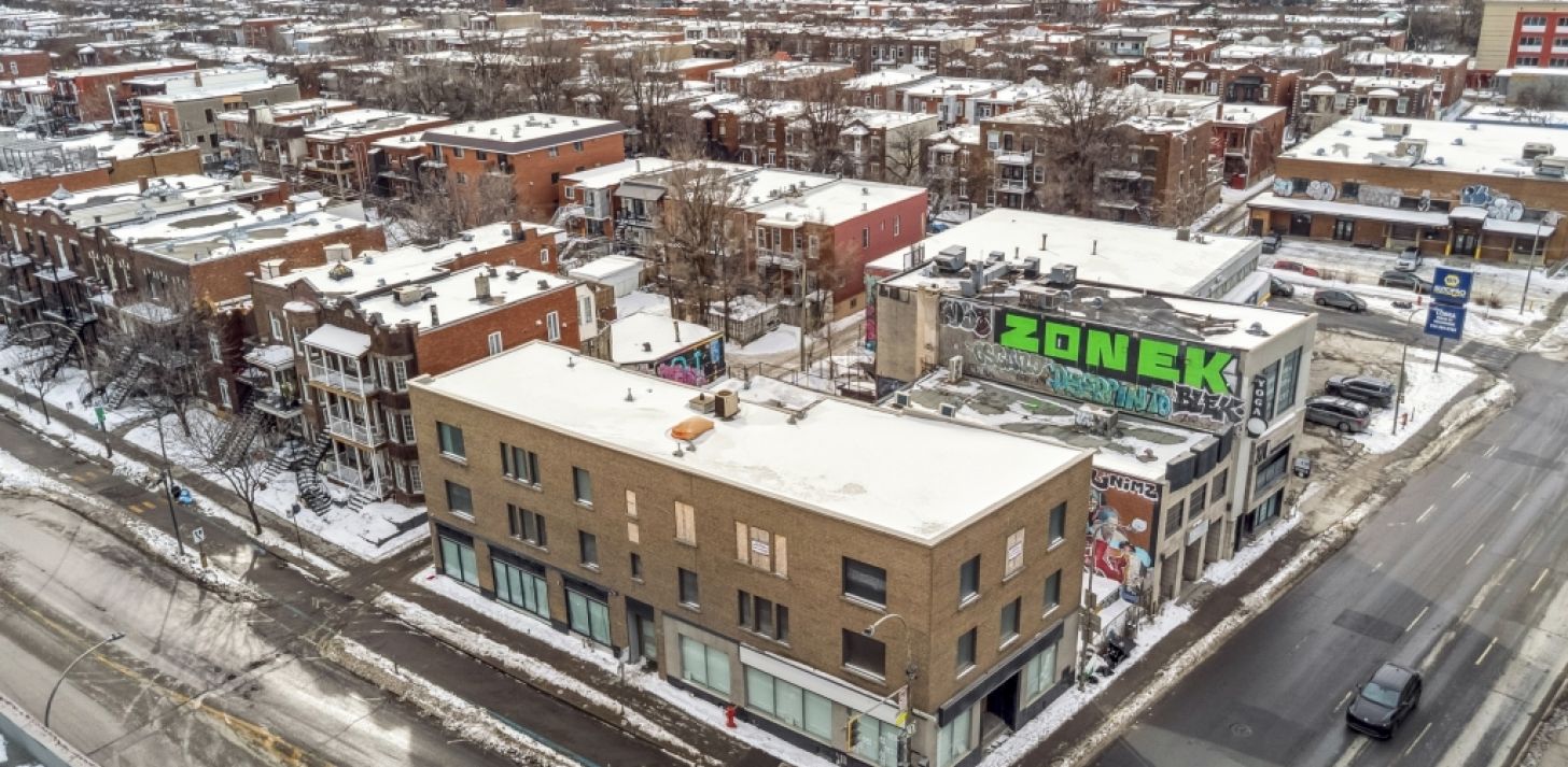 Two superb commercial spaces with storefront directly on the street. - For Rent