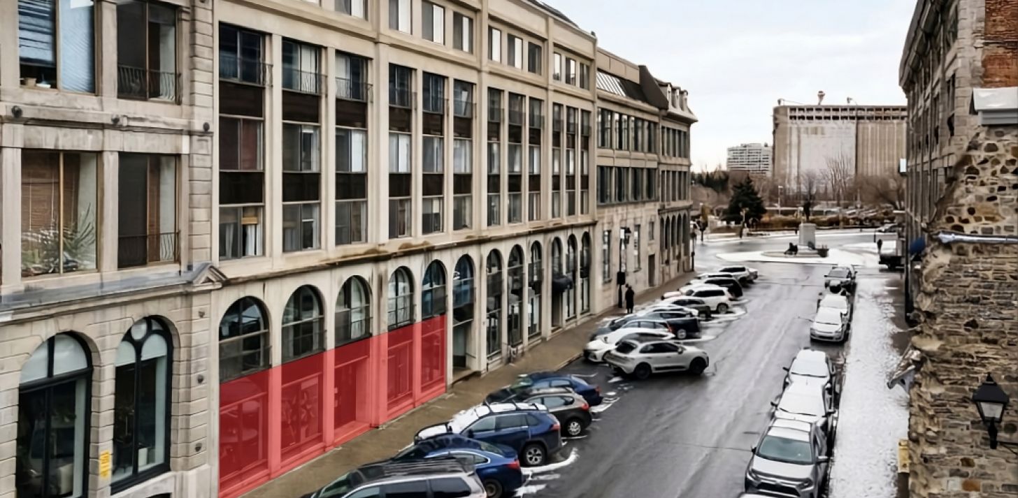 Emplacement de choix au coeur du Vieux-Montr&eacute;al - &Agrave; louer