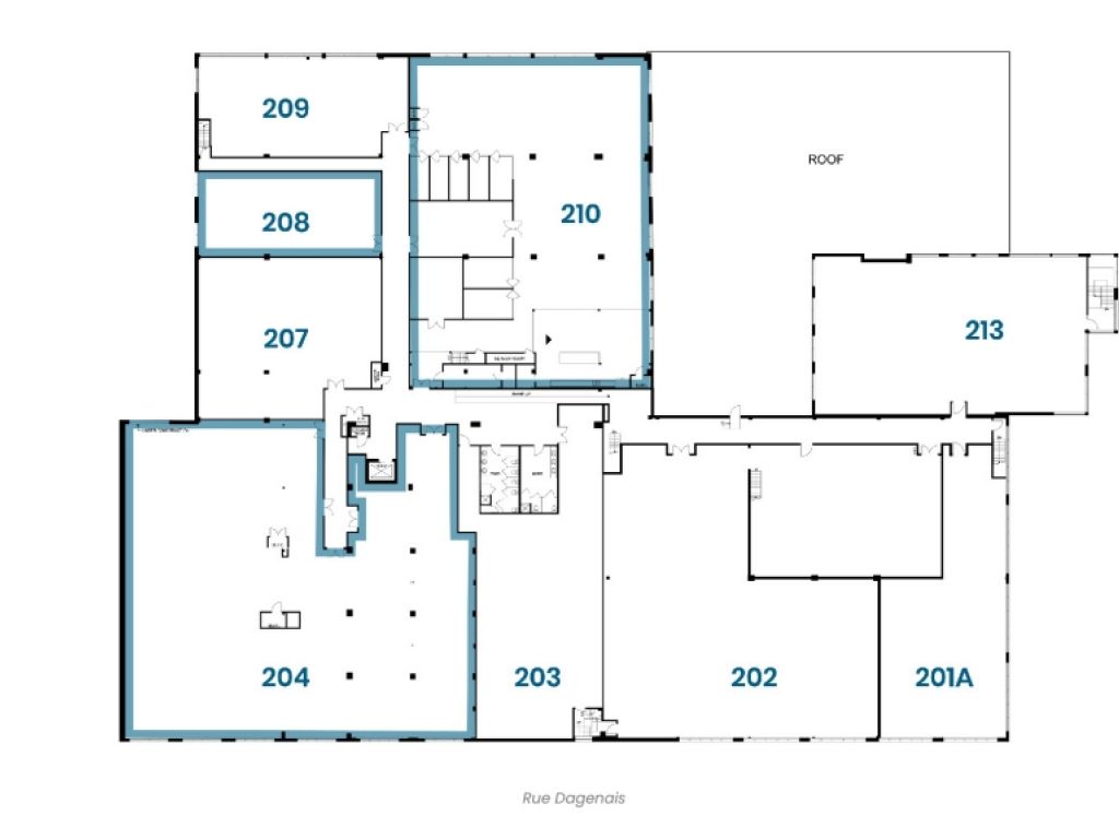 Large, bright office space for rent in Saint Henri