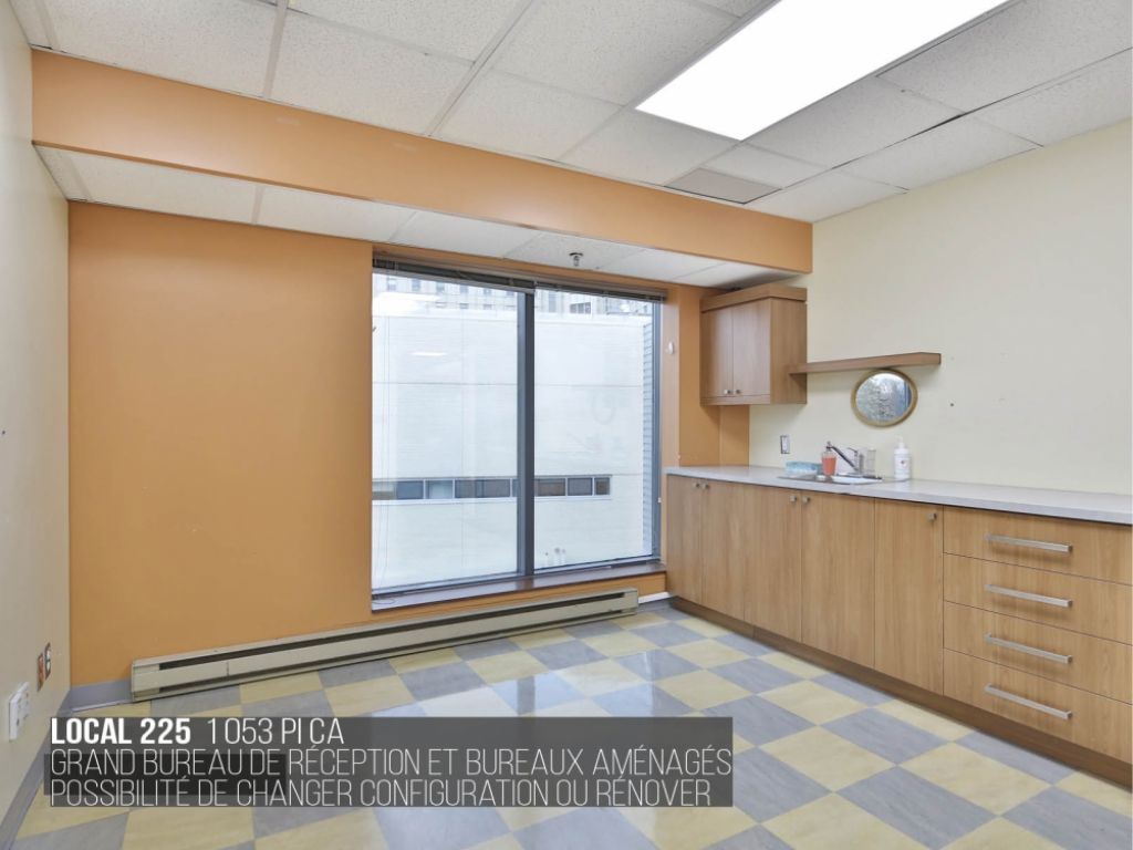 Spaces for rent in the Maisonneuve-Rosemont Polyclinic