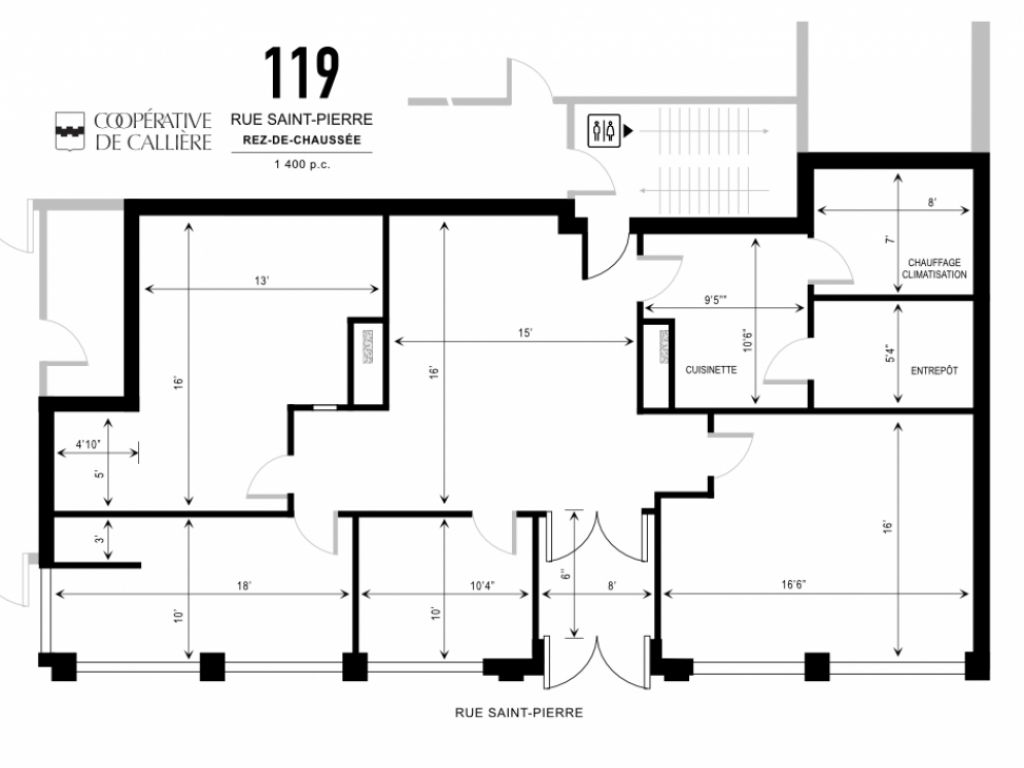 Emplacement de choix au c�ur du Vieux-Montr�al