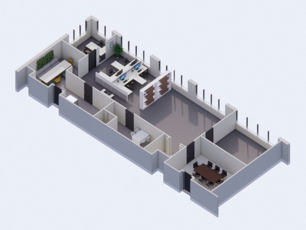 Professional and very bright office