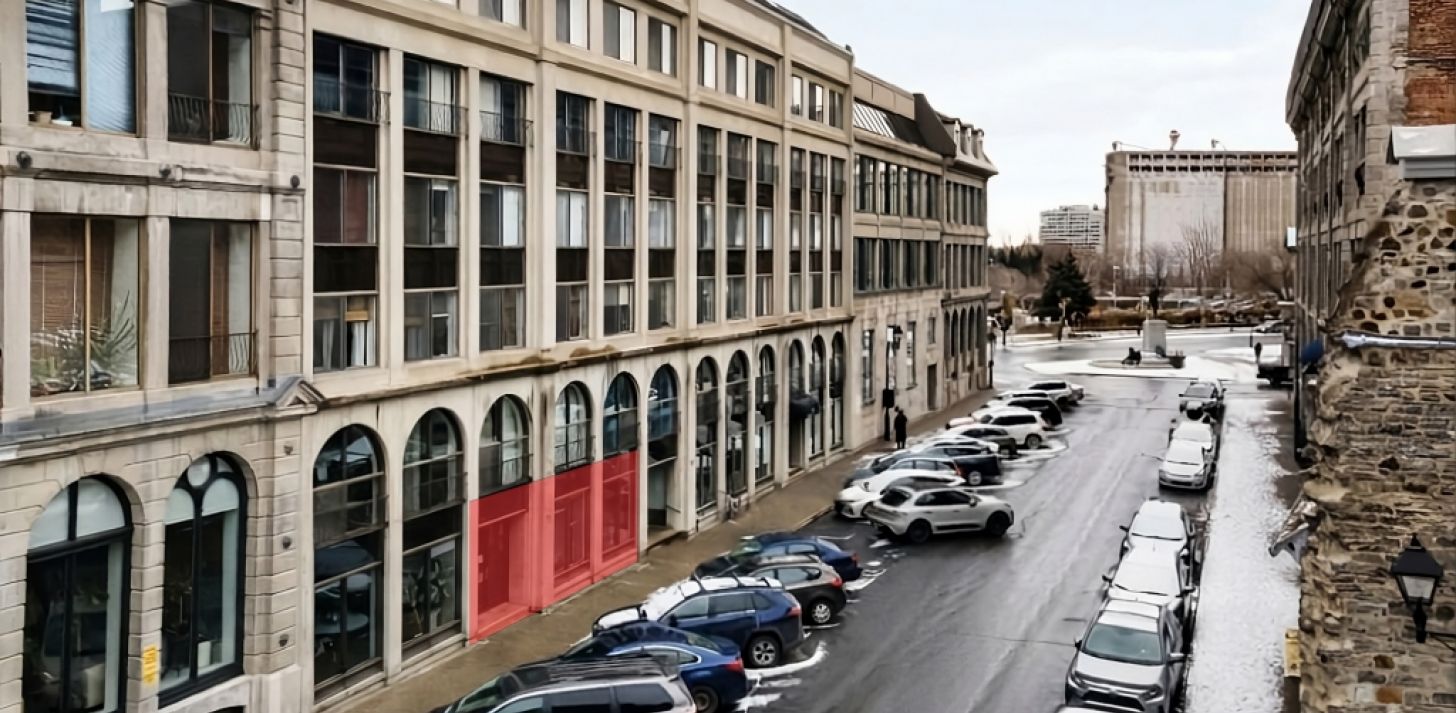 Emplacement de choix au c�ur du Vieux-Montr&eacute;al - &Agrave; louer