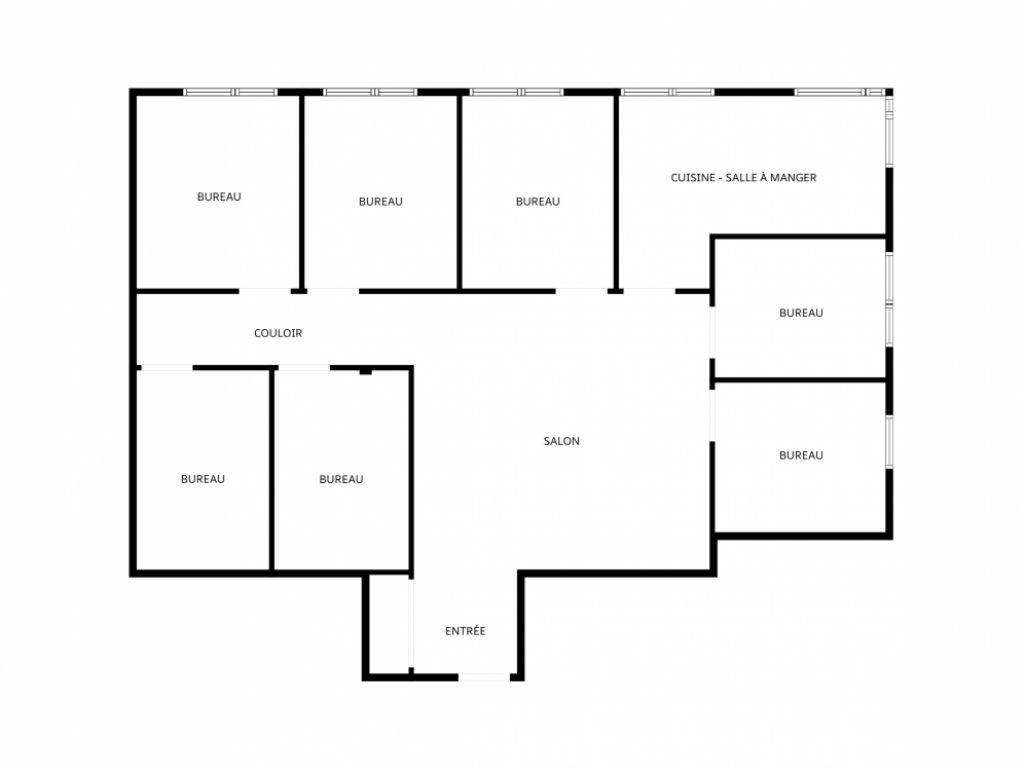 Bureau moderne  louer