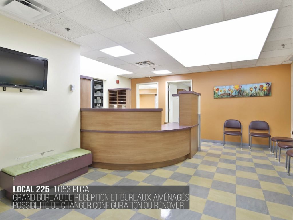 Spaces for rent in the Maisonneuve-Rosemont Polyclinic