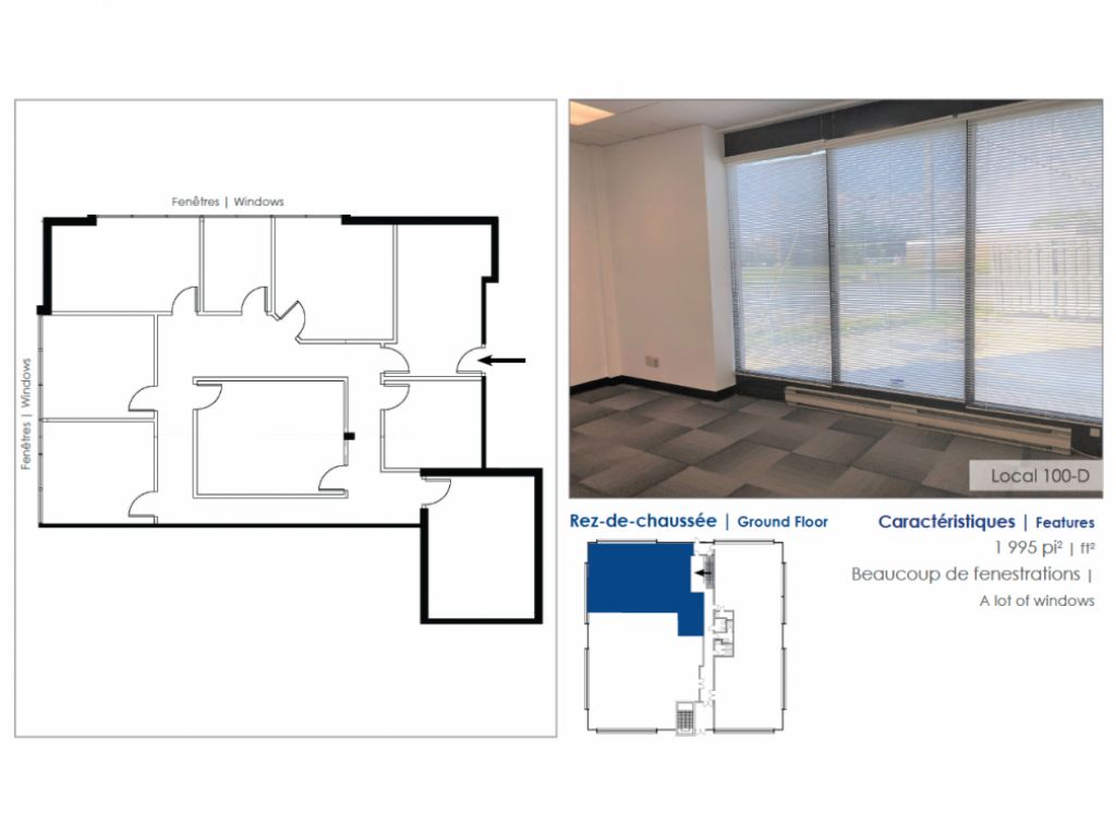 Espace de bureaux professionnels  louee